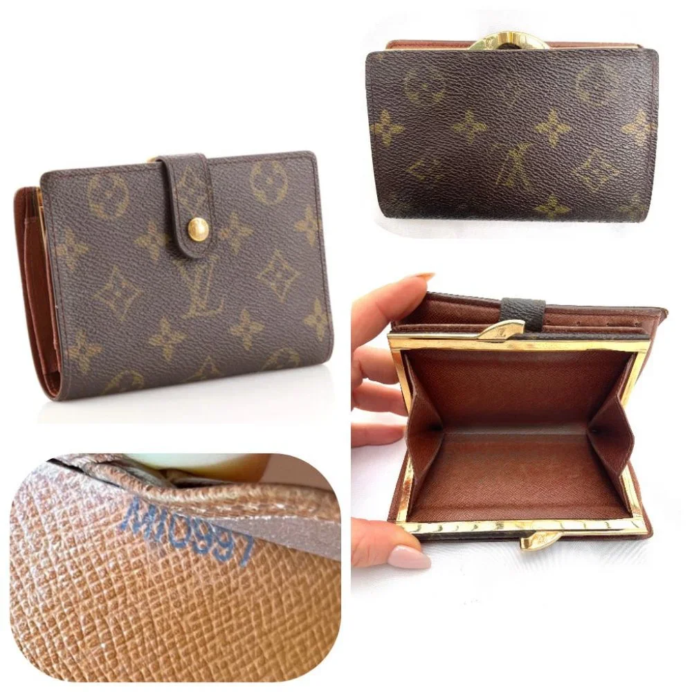 Auc Louis Vuitton French Style Port Monogram Wallet